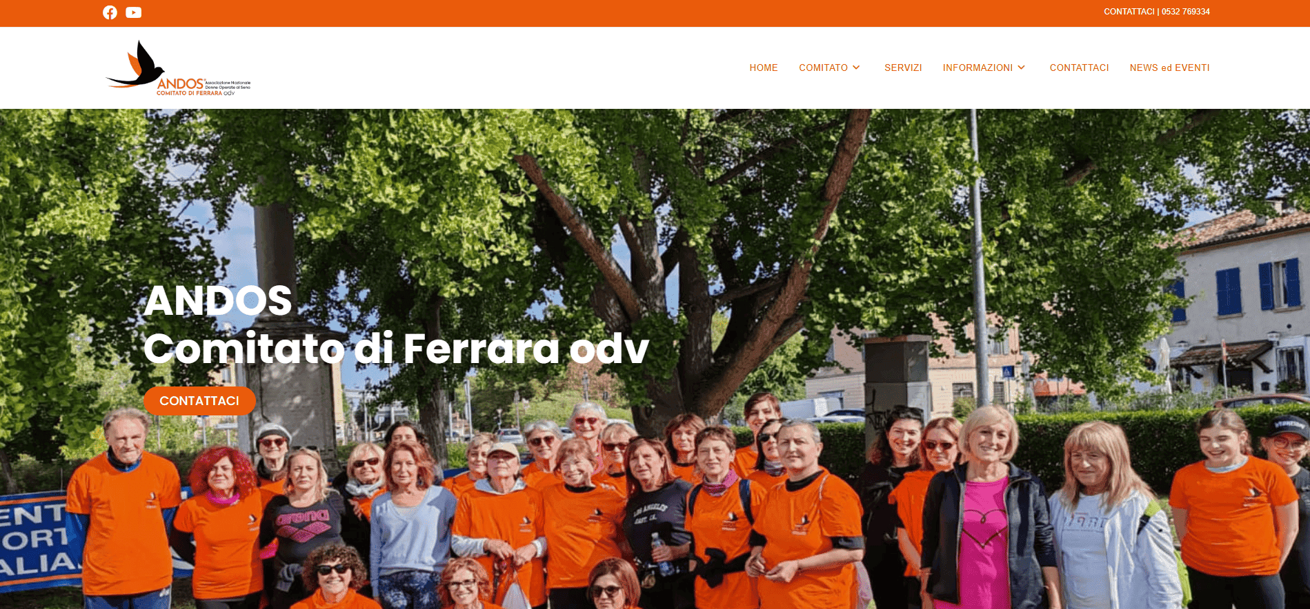 Sito web ANDOS Ferrara