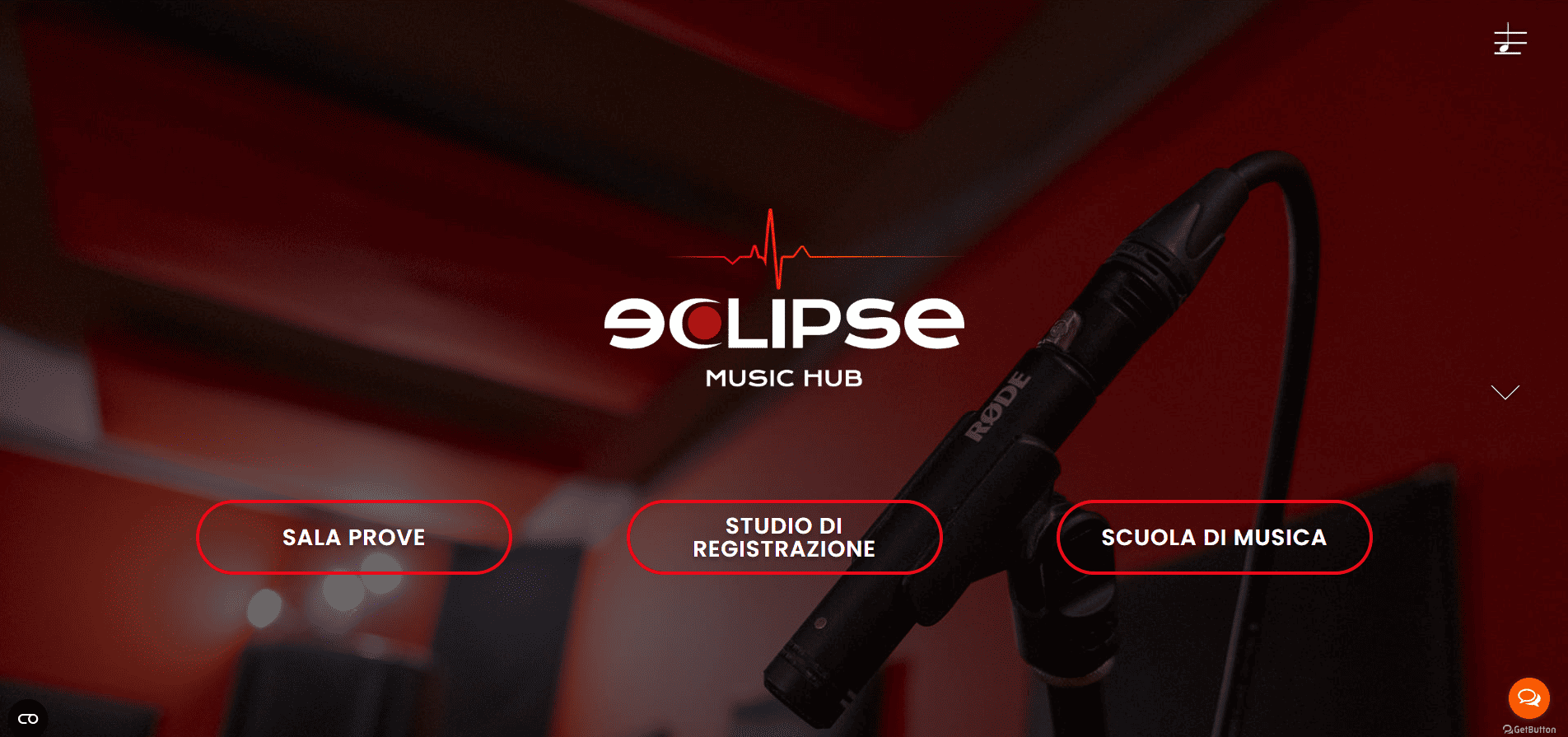 Sito web Eclipse Music Hub